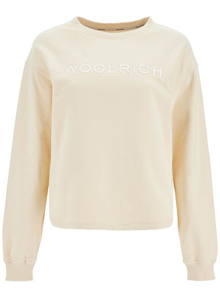 Woolrich "embroidered logo crewneck