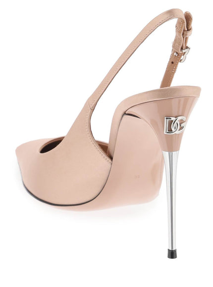 Dolce & Gabbana satin slingback decol