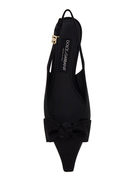 Dolce & Gabbana Sling Back Pumps in Black