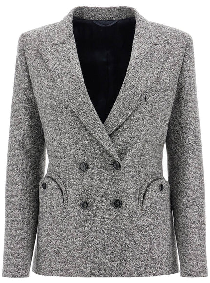 Blaze Milano Koru Charmer Tweed Double-Breasted Blazer