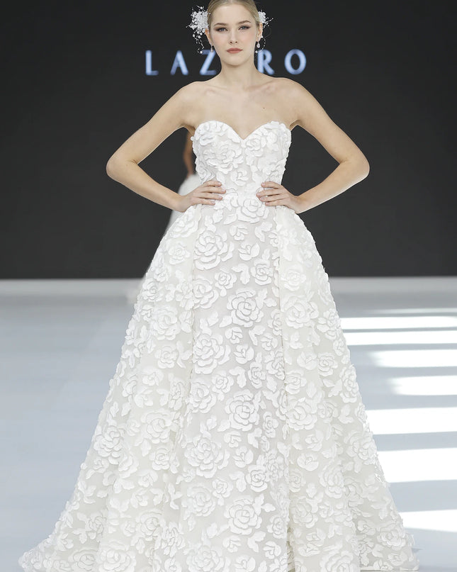 Lazaro Maison Perez Chelsea Wedding Gown