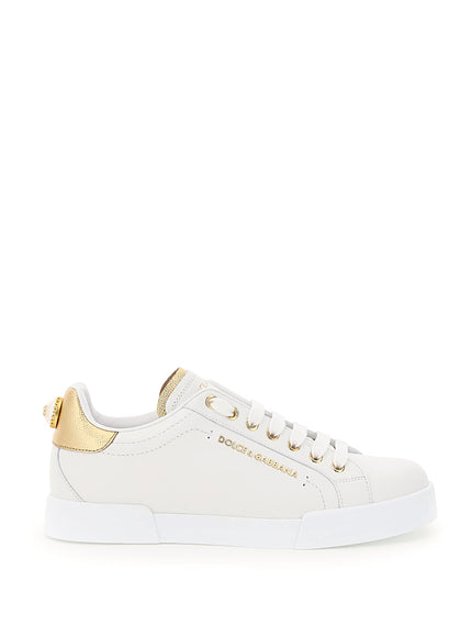 Dolce & Gabbana portofino sneakers with pearl