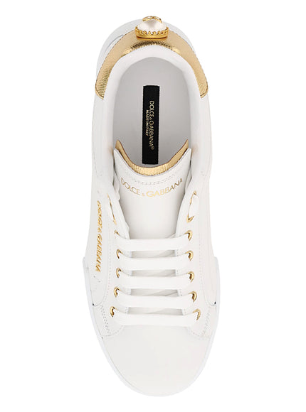 Dolce & Gabbana portofino sneakers with pearl