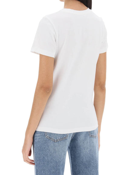 A.P.C. denise t-shirt with logo embroidery