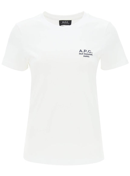 A.P.C. denise t-shirt with logo embroidery