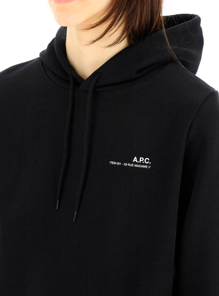 A.P.C. hoodie with logo print