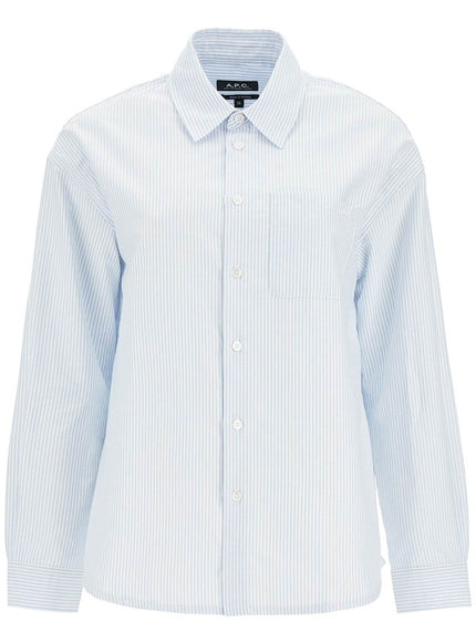 A.P.C. striped boyfriend shirt