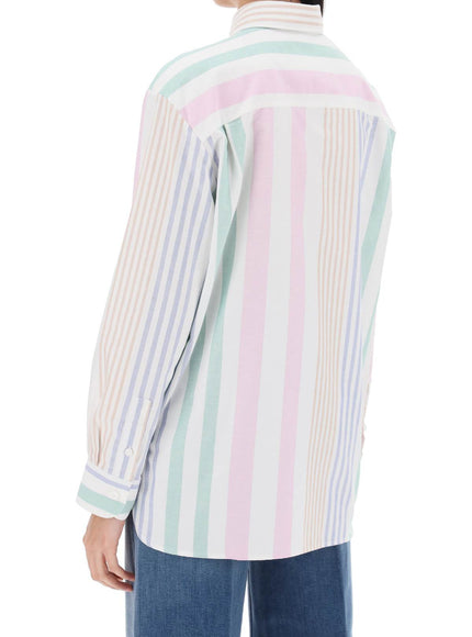 A.P.C. sela striped oxford shirt