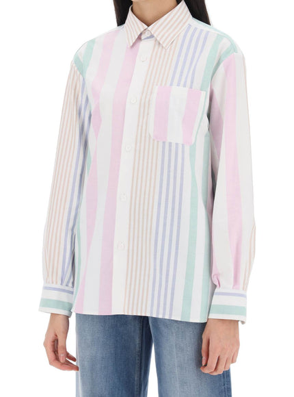 A.P.C. sela striped oxford shirt