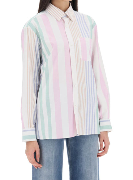 A.P.C. sela striped oxford shirt