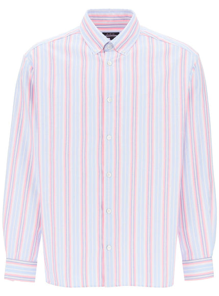 A.P.C. mathias striped oxford shirt