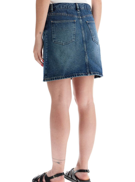 A.P.C. denim mini skirt