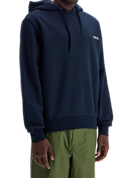 A.P.C. hooded sweatshirt with flocked