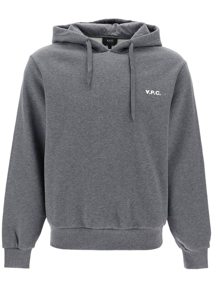 A.P.C. hooded sweatshirt with flocked