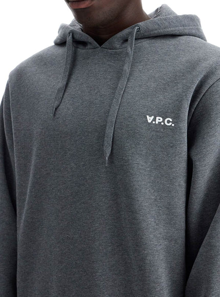 A.P.C. hooded sweatshirt with flocked