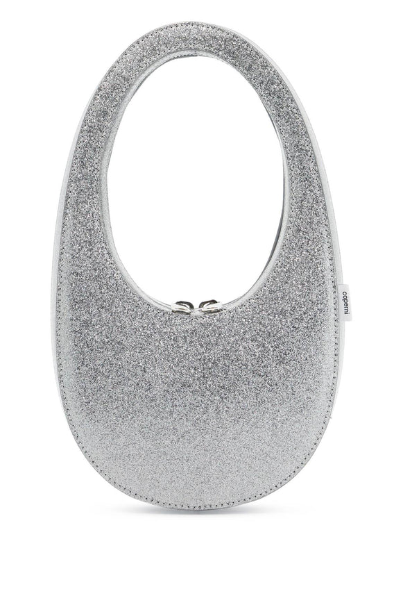 Coperni glittered swipe mini hobo bag