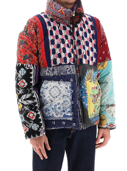 Children Of The Discordance reversible patchwork down jacket