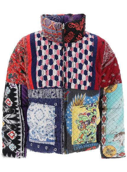 Children Of The Discordance reversible patchwork down jacket