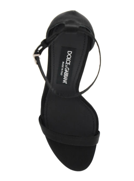 Dolce & Gabbana satin sandals for elegant