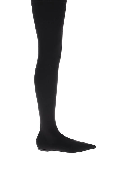 Dolce & Gabbana stretch jersey thigh-high boots