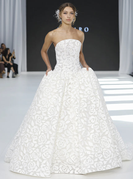 Lazaro Maison Perez Cyndy Wedding Dress
