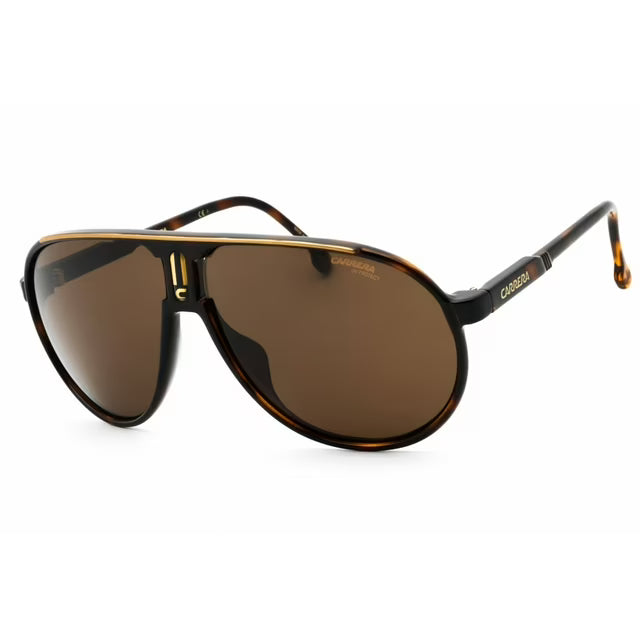 Carrera Aviator Shield Sunglasses, 62mm