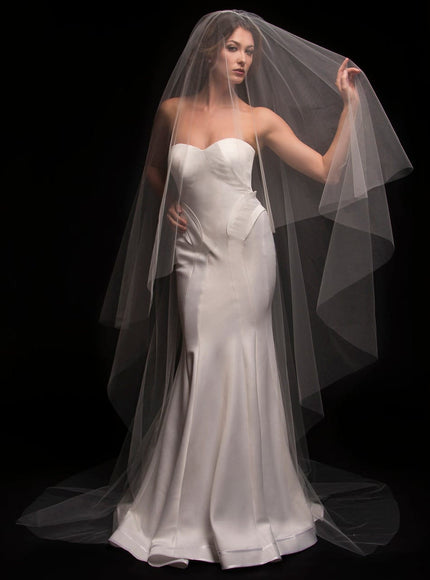 Catherine Two-Tier Cathedral Length Veil