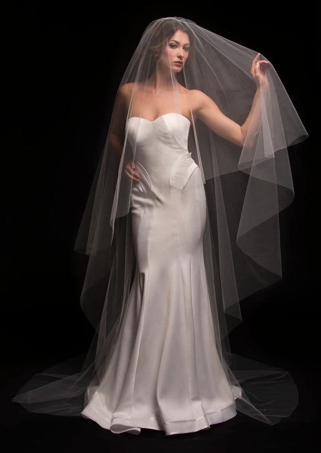 Catherine Two-Tier Cathedral Length Veil