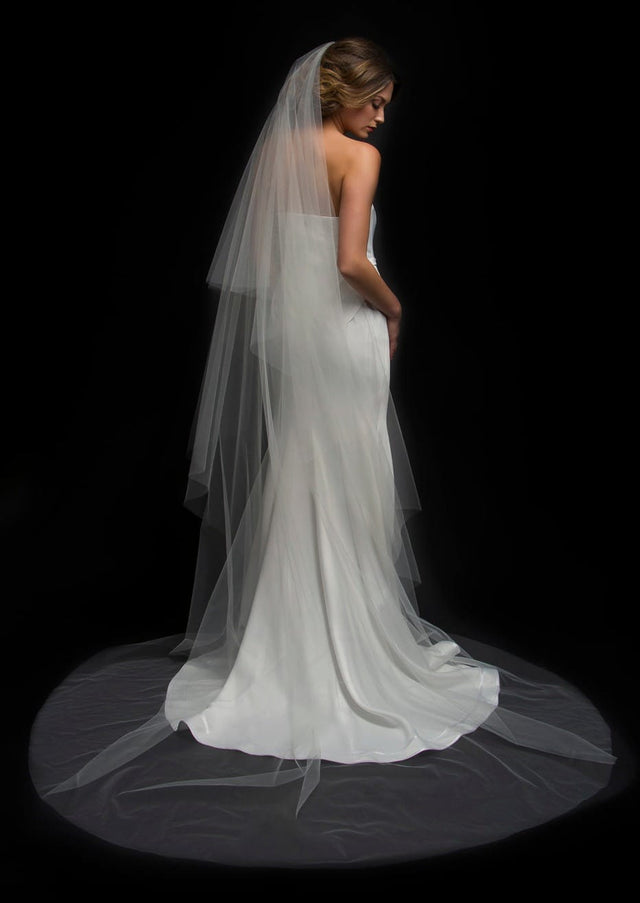 Catherine Two-Tier Cathedral Length Veil