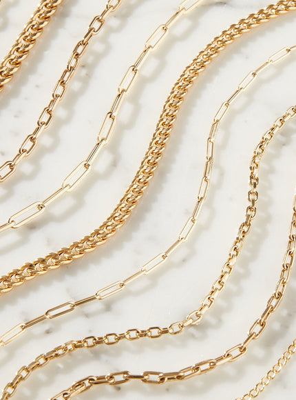 Zoe Lev 14K Gold Extra Large Paper Clip Chain Necklace