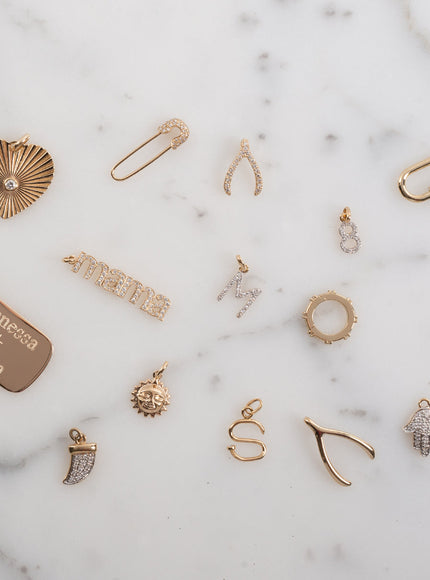 Zoe Lev 14K Gold Sun Pendant