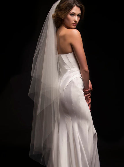 Chelsea Two-Tier Waltz Handkerchief Veil