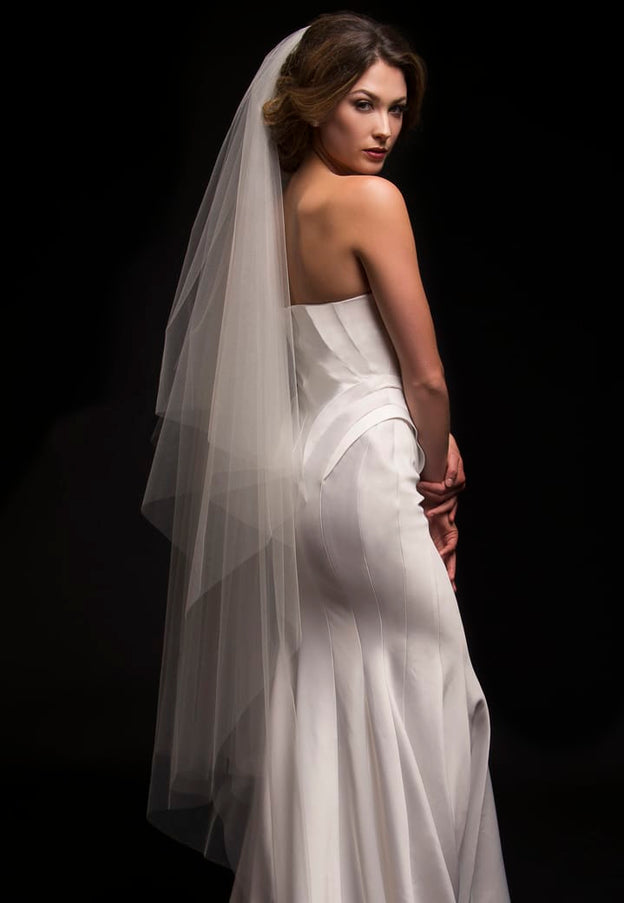 Chelsea Two-Tier Waltz Handkerchief Veil