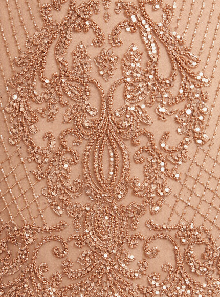 Embellished Midi Dress with Short Sleeves | 28846