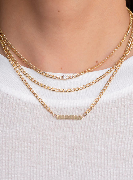 Zoe Lev Cuban Link Choker