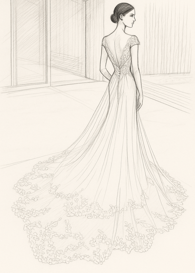 Custom Bridal Gown – A Wedding Dress Designed for You