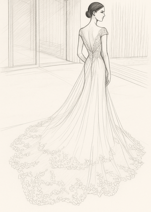 Custom Bridal Gown – A Wedding Dress Designed for You