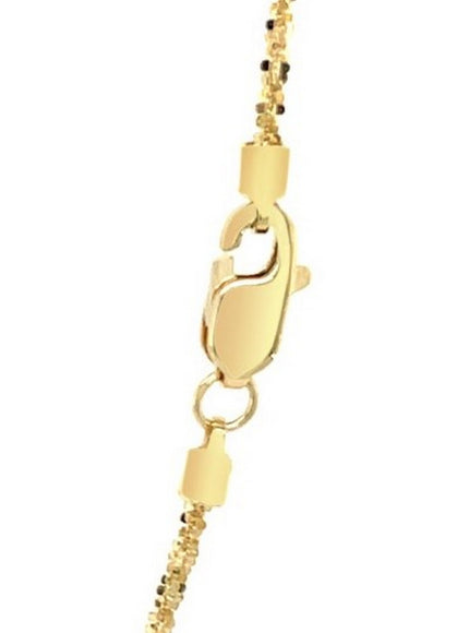 14k Yellow Gold Sparkle Chain 1.5mm
