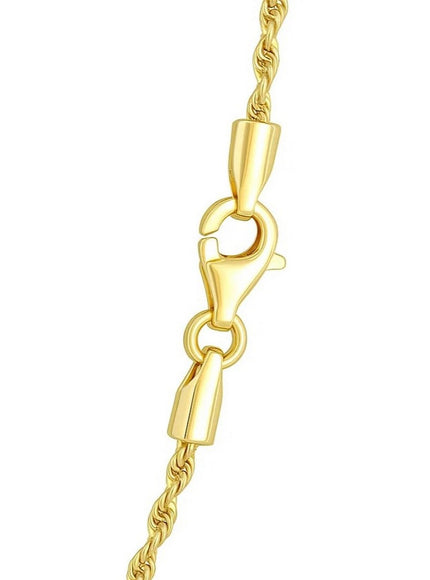 2.0mm 14k Yellow Gold Light Rope Chain
