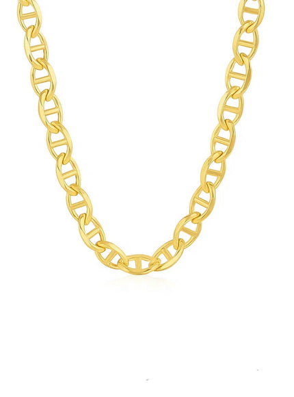 5.5mm 14k Yellow Gold Mariner Link Chain