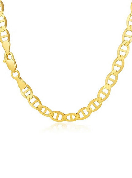 5.5mm 14k Yellow Gold Mariner Link Chain