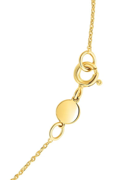 14K Yellow Gold Cancer Necklace