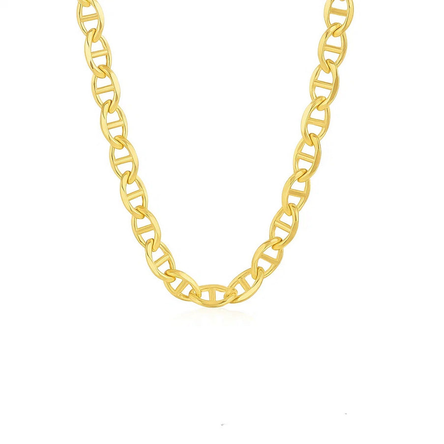 4.5mm 14k Yellow Gold Mariner Link Chain