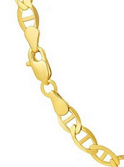 4.5mm 14k Yellow Gold Mariner Link Chain