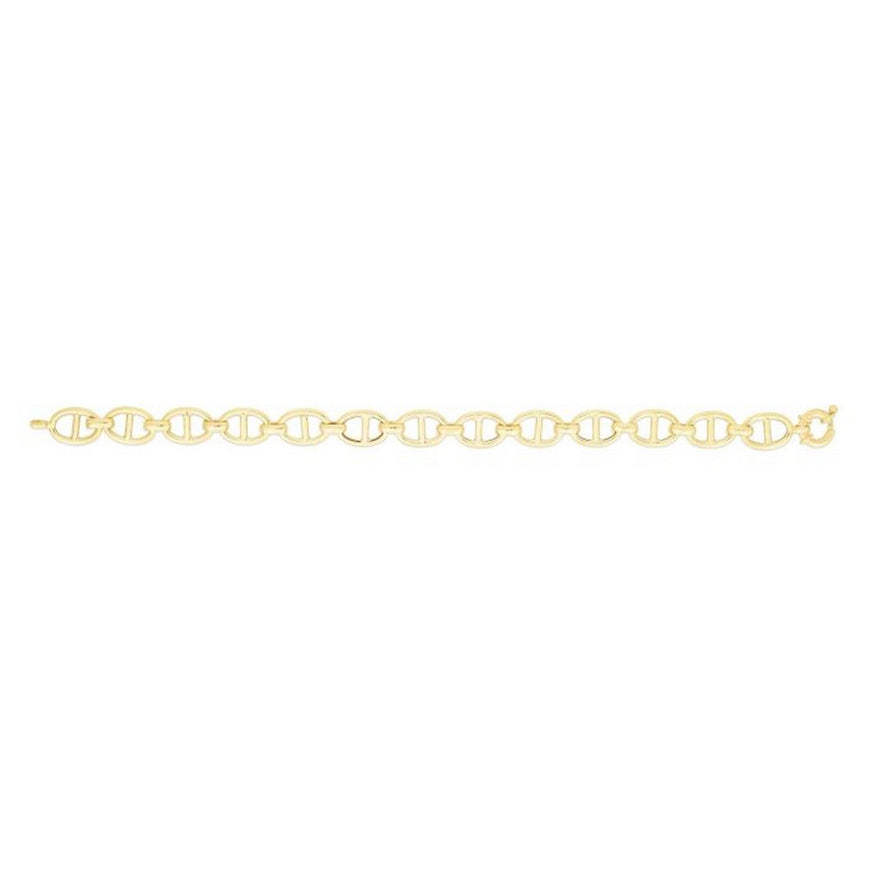 14k Yellow Gold High Polish Mariner Link Chain (8.8mm)