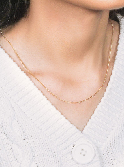 10k Yellow Gold Gourmette Chain 1.0mm