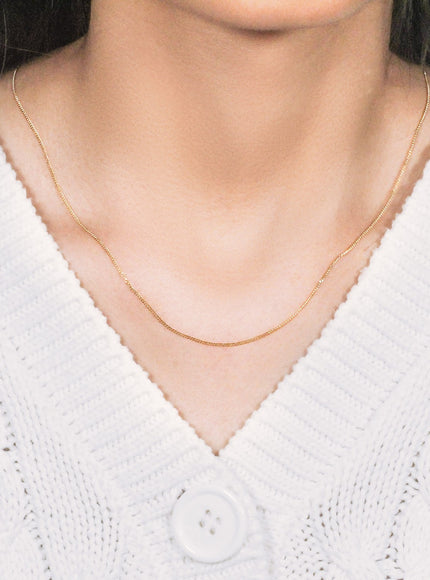 10k Yellow Gold Gourmette Chain 1.0mm