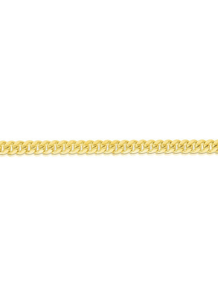 5.0mm 14k Yellow Gold Classic Miami Cuban Solid Bracelet
