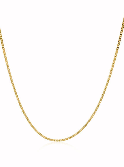 10k Yellow Gold Gourmette Chain 1.5mm
