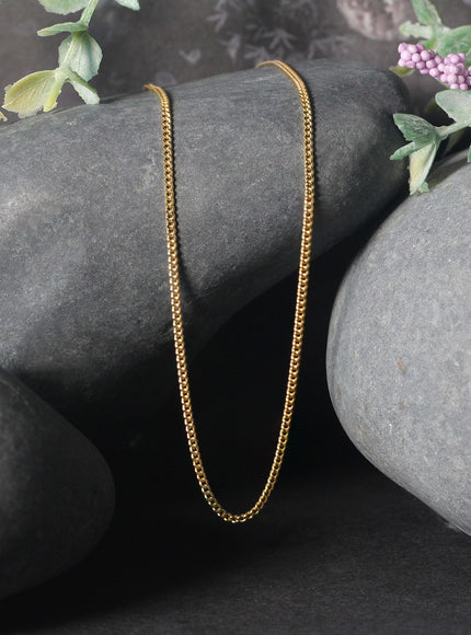 10k Yellow Gold Gourmette Chain 1.5mm